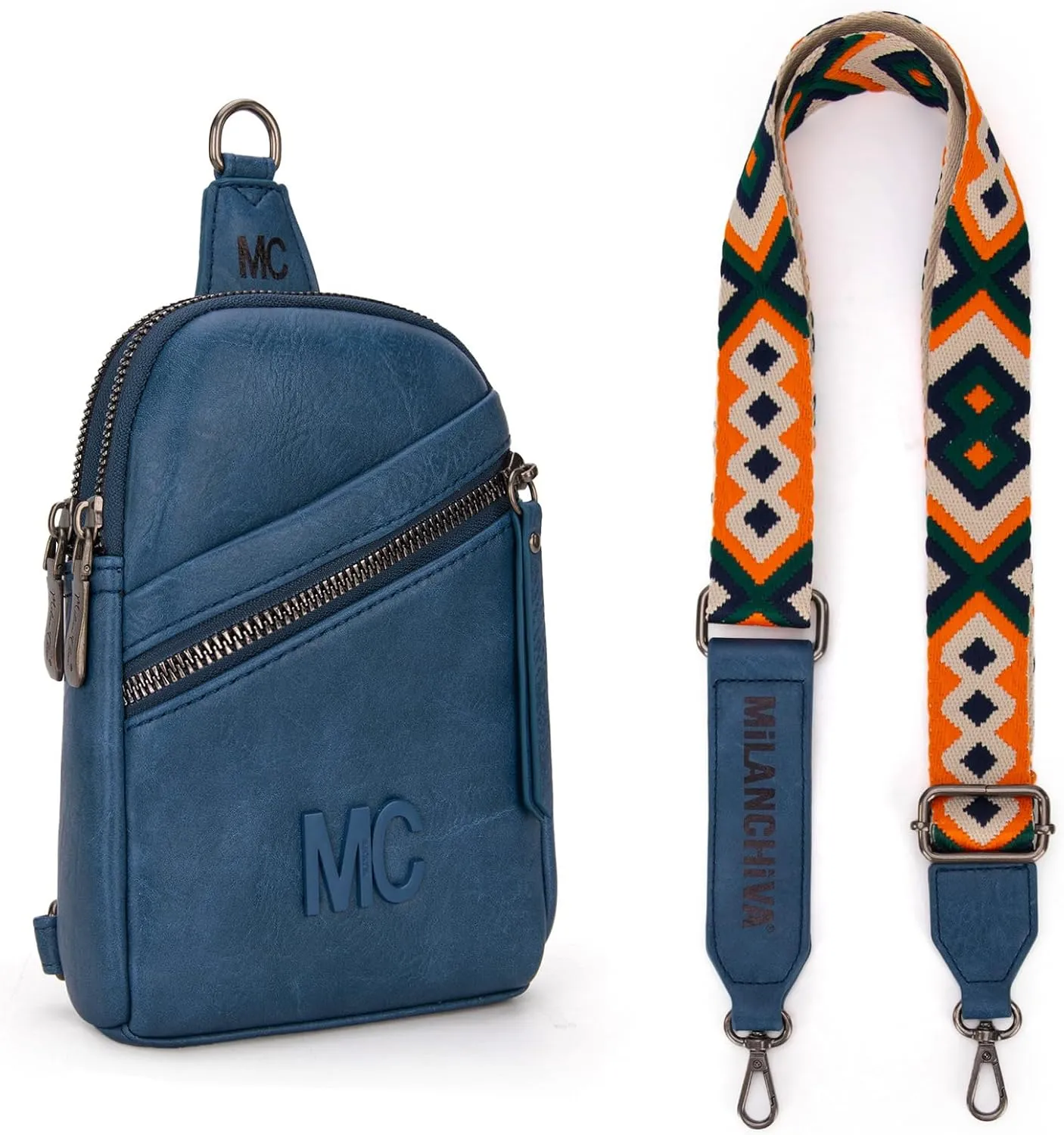 Milan Chiva Small Crossbody Bags for Women Chic Mini Sling Bag Purse and Waist Packs for Girls