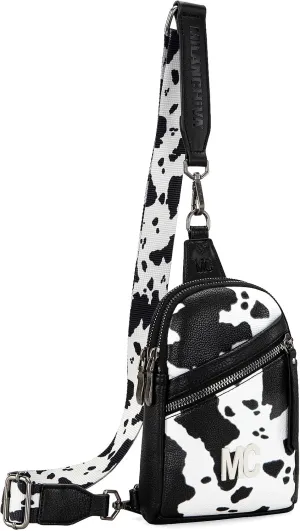 Milan Chiva Small Crossbody Bags for Women Chic Mini Sling Bag Purse and Waist Packs for Girls