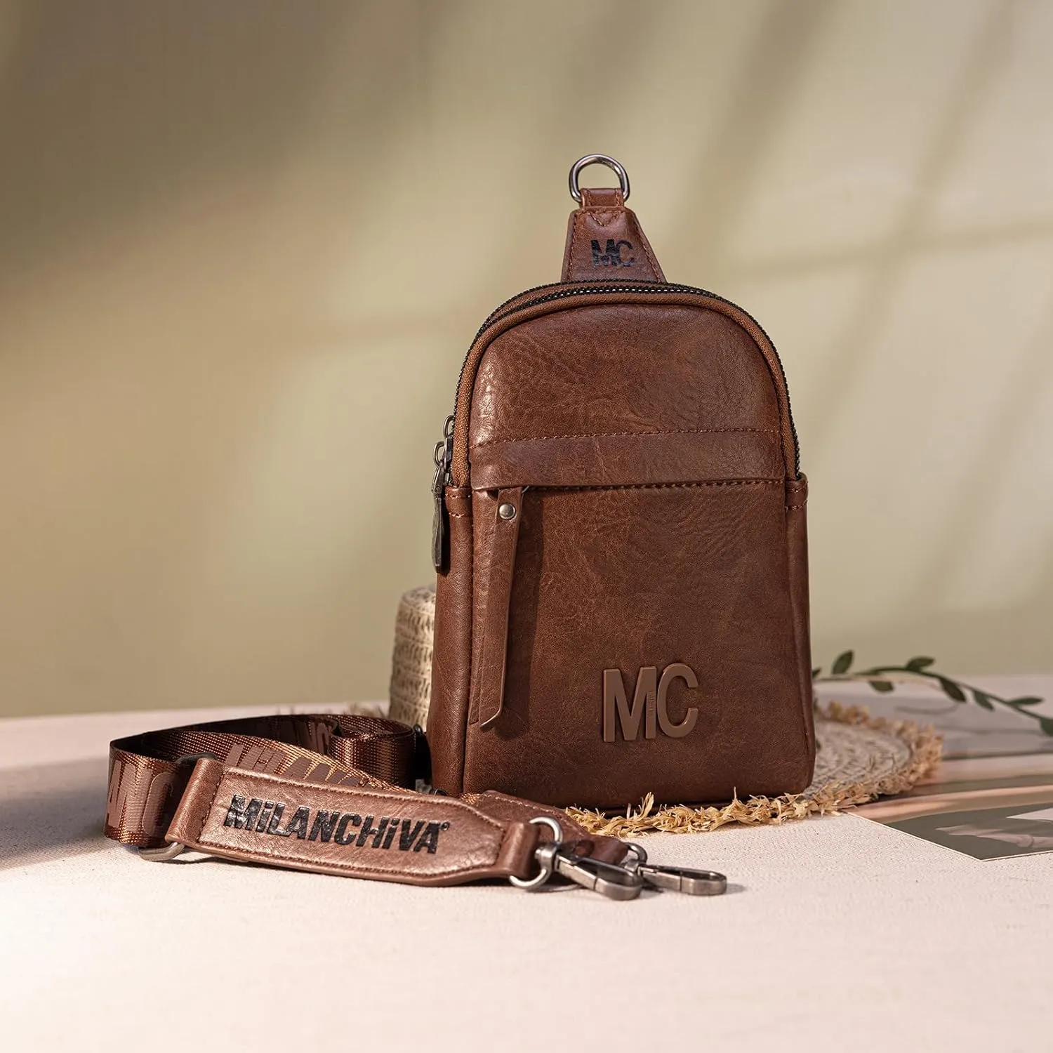 Milan Chiva Small Crossbody Bags for Women Chic Mini Sling Bag Purse and Waist Packs for Girls