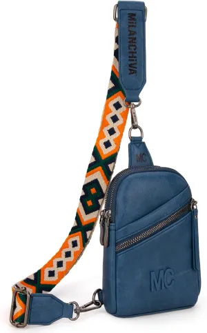 Milan Chiva Small Crossbody Bags for Women Chic Mini Sling Bag Purse and Waist Packs for Girls