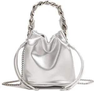 Molodo Bucket Bag for Women Soft Vegan Leather Shoulder Crossbody Bag Fashion Satchel Hobo Purses