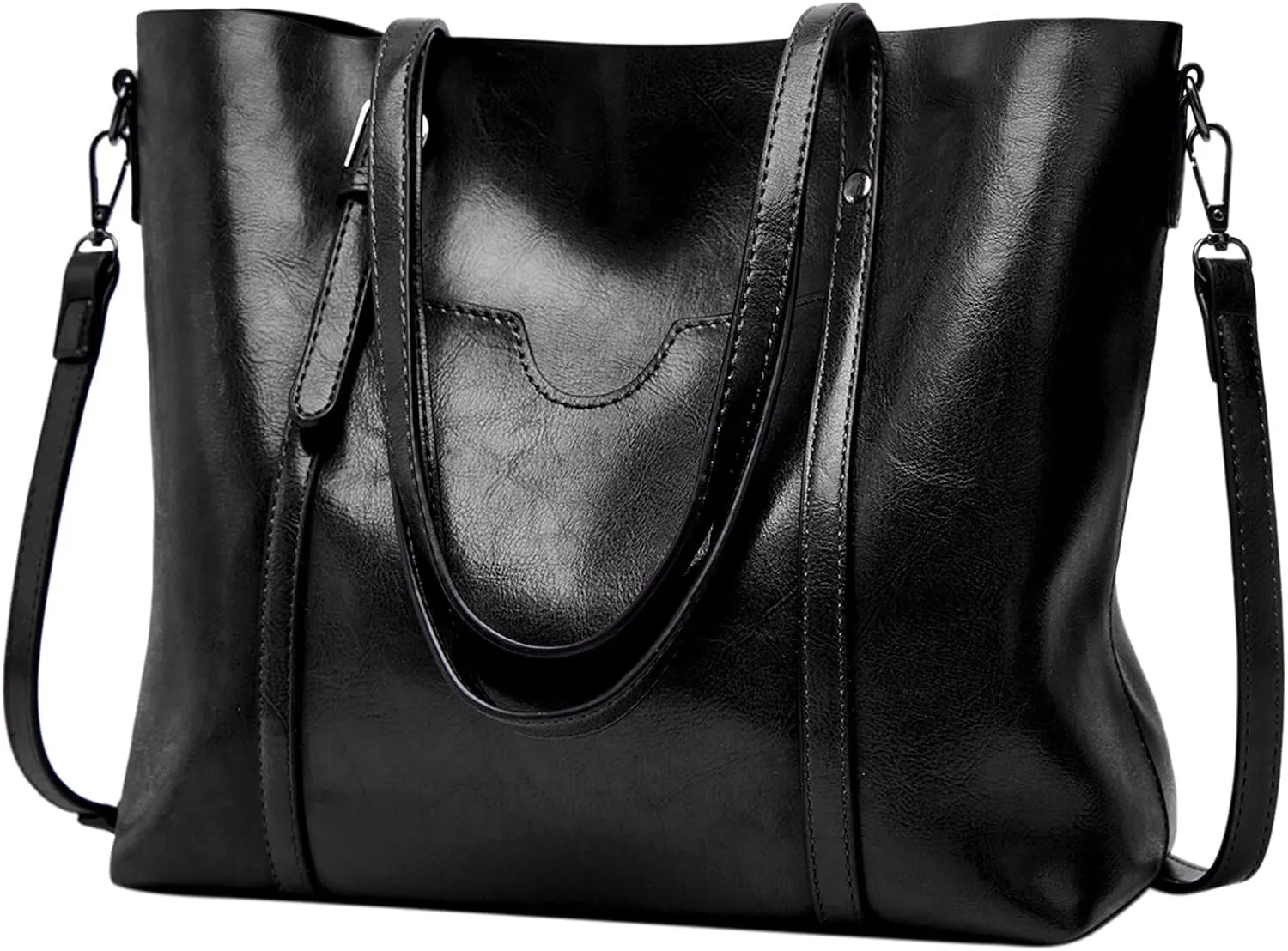 Multi Pocket Shoulder Bags for Woman Crossbody Purses and Handbags Lightweight Pocketbook Lightweight Puffer Bag(Black)