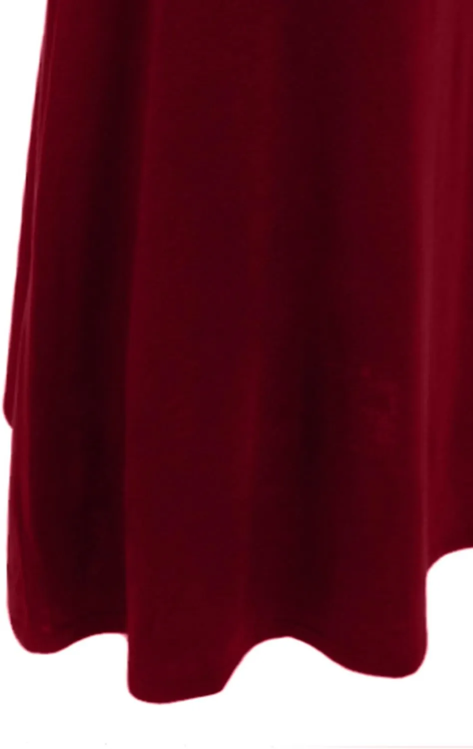 NE PEOPLE Women's Stretchy Premium Basic Elastic Waist Foldover Jersey Maxi Skirts