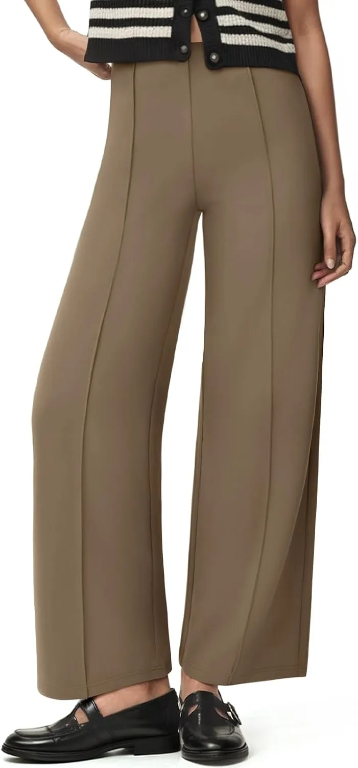 NIMIN Womens Wide Leg Dressy Casual Pants Buisness Work Slack High Waisted Stretchy Trousers 2025