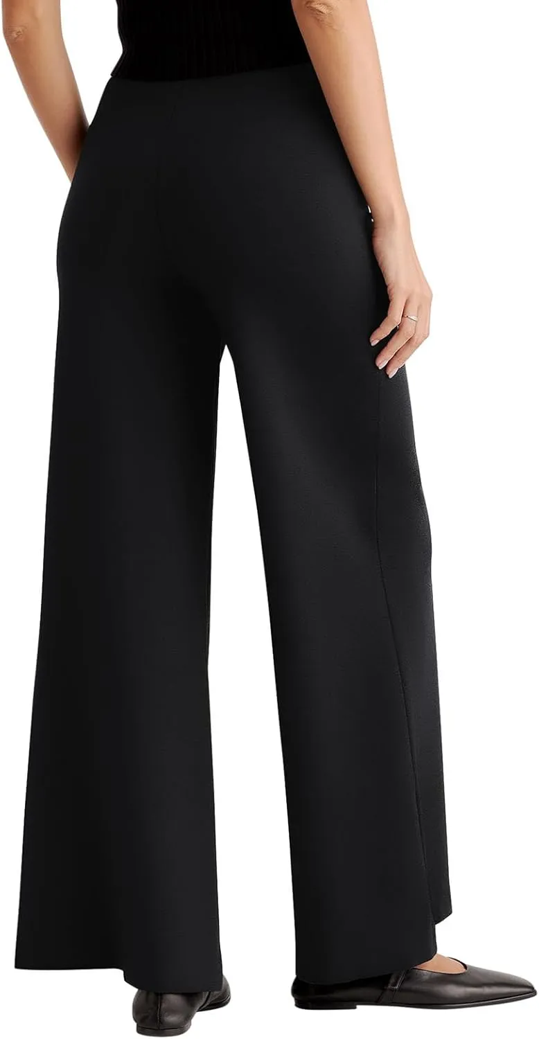 NIMIN Womens Wide Leg Dressy Casual Pants Buisness Work Slack High Waisted Stretchy Trousers 2025