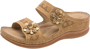 Orthopedic Sandals for Women Breathable Sports Sandal with Arch Support Wedge Shoes Summer Casual Walking Sandals