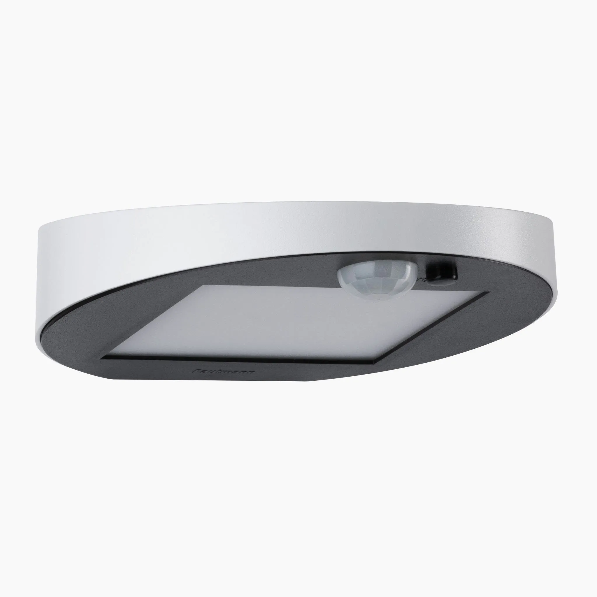 Outdoor Ryse 1.2W LED Solar Wall Light with Motion Detection in White