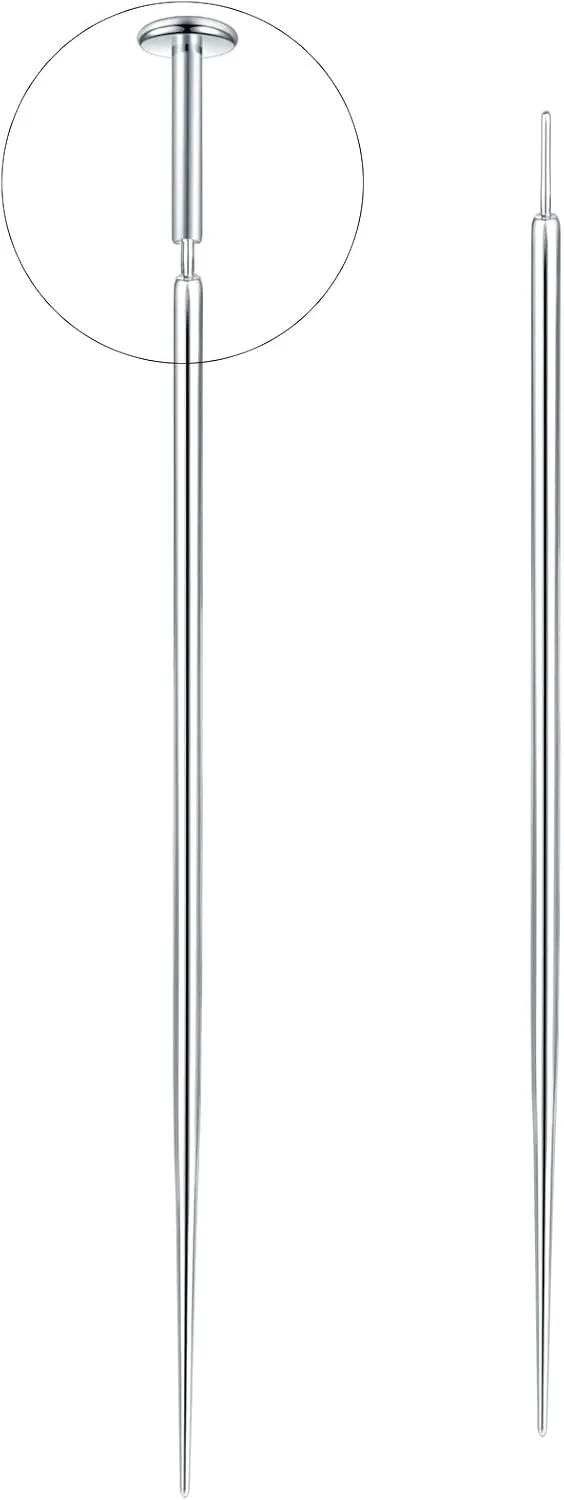 Oveta Titanium Insertion Taper for Threadless Body Jewelry - Piercing Taper Pin for Nostril Jewelry Tool, 2PCS
