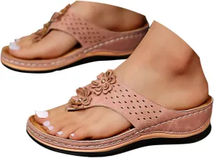peqiut Platform Sandals Women Summer Comfortable Lightweight Breathable Orthopedic Sandals Women Dressy Womens Sandals 2024