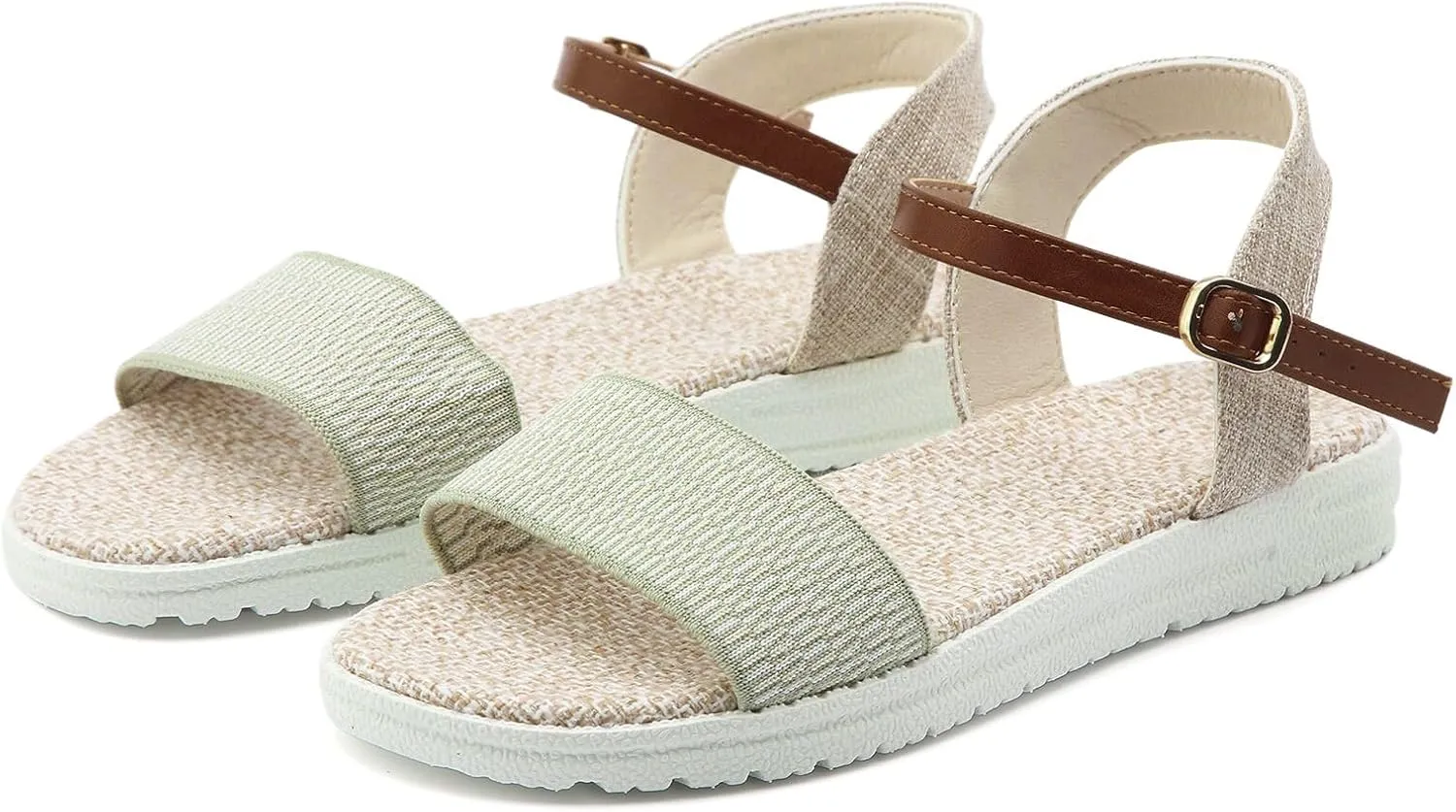 peqiut Sandals Womens Dressy Flat Platform Sandals Orthopedic Dressy Boho Sandals Slippers Jelly Studded Sandals for Women