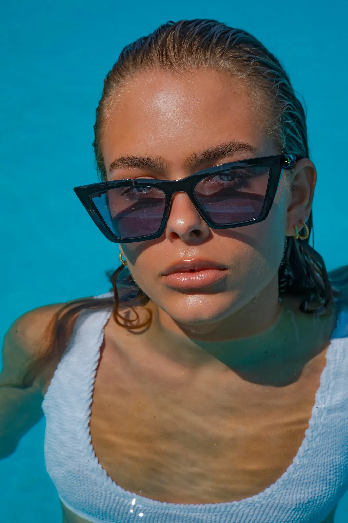 PETA   JAIN Bowie Sunglasses Black