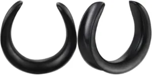 Piercing Jewelry Surgical Steel, Body Piercing Jewelry for Ears U Shape Ear Stretcher Saddle Plugs Gauge
