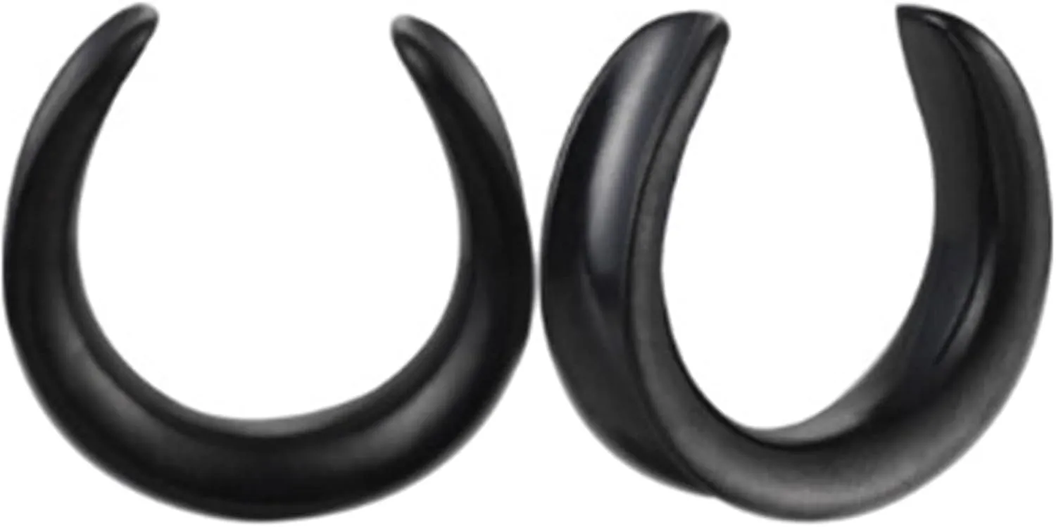 Piercing Jewelry Surgical Steel, Body Piercing Jewelry for Ears U Shape Ear Stretcher Saddle Plugs Gauge