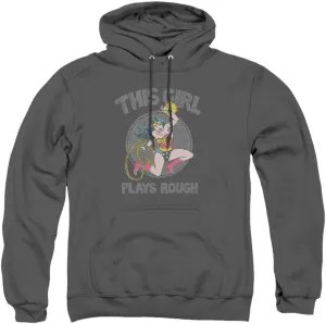 Popfunk Classic Wonder Woman Logo Pullover Hoodie Sweatshirt