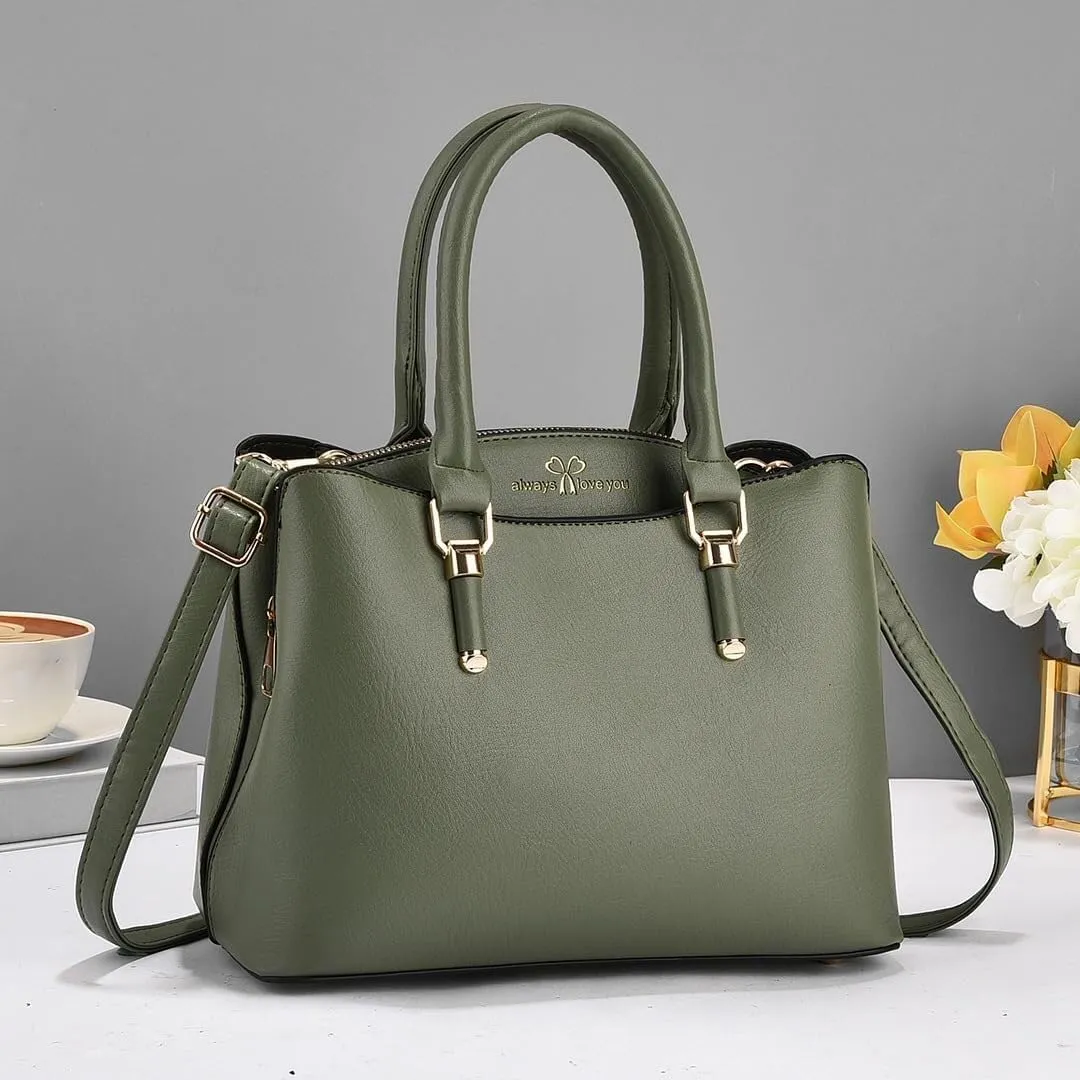 Pu Leather Women's Handbags Classic Crossbody Bag Top Handle Satchel Purse Fashion Ladies Zipper Satchel Bag