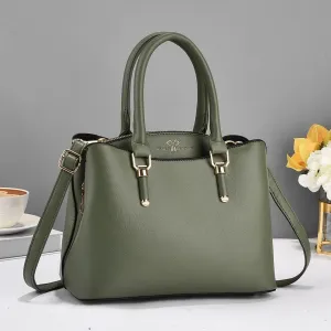 Pu Leather Women's Handbags Classic Crossbody Bag Top Handle Satchel Purse Fashion Ladies Zipper Satchel Bag