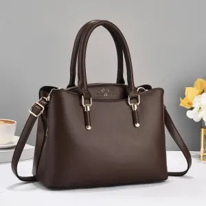 Pu Leather Women's Handbags Classic Crossbody Bag Top Handle Satchel Purse Fashion Ladies Zipper Satchel Bag