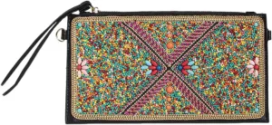 RICHTRUE Sequin Beaded Purse Boho Clutch Purses Women Small Leather Crossbody Bags Cute Beach Purse Y2k Summer Fashion