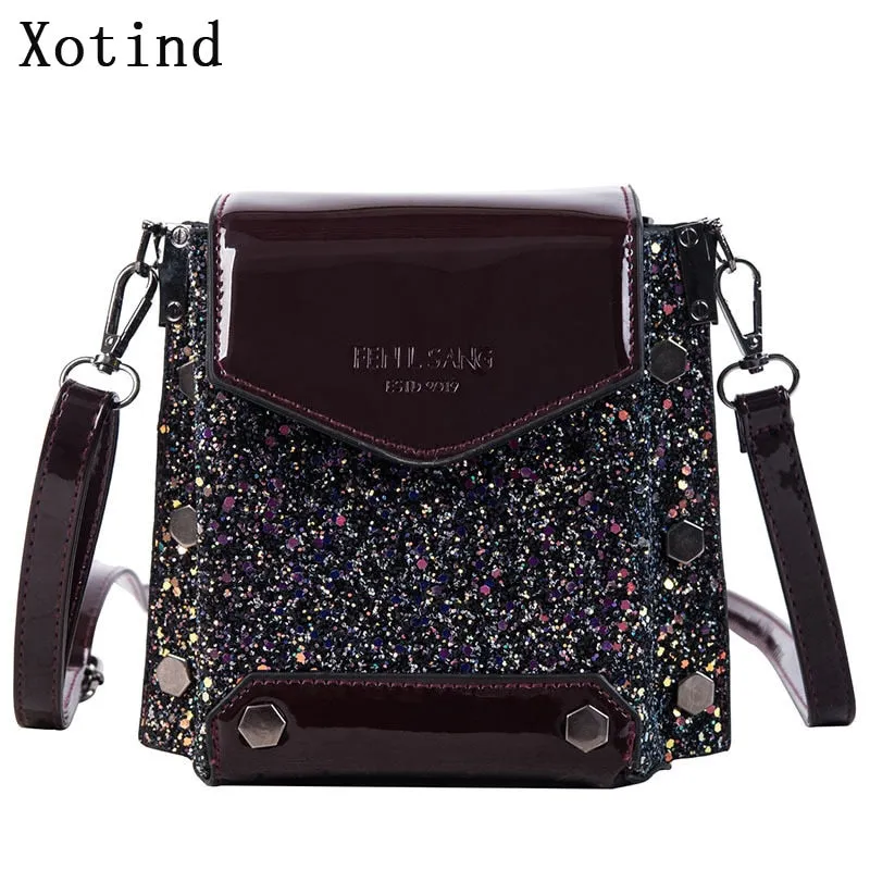 Rivet Women Shoulder Messenger bag