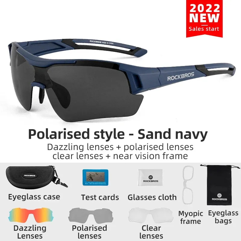 RockBros Polarized Running Sunglasses - 5 Lens Set