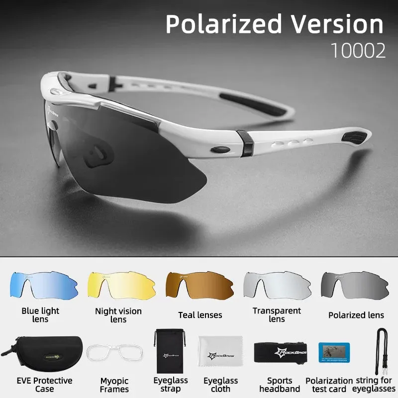 RockBros Polarized Running Sunglasses - 5 Lens Set