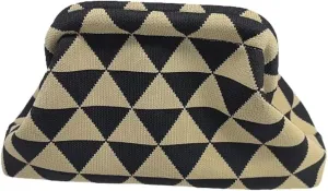 Romantic Crochet Handbag Wedding Ready Clutch with Compact Wallet Space