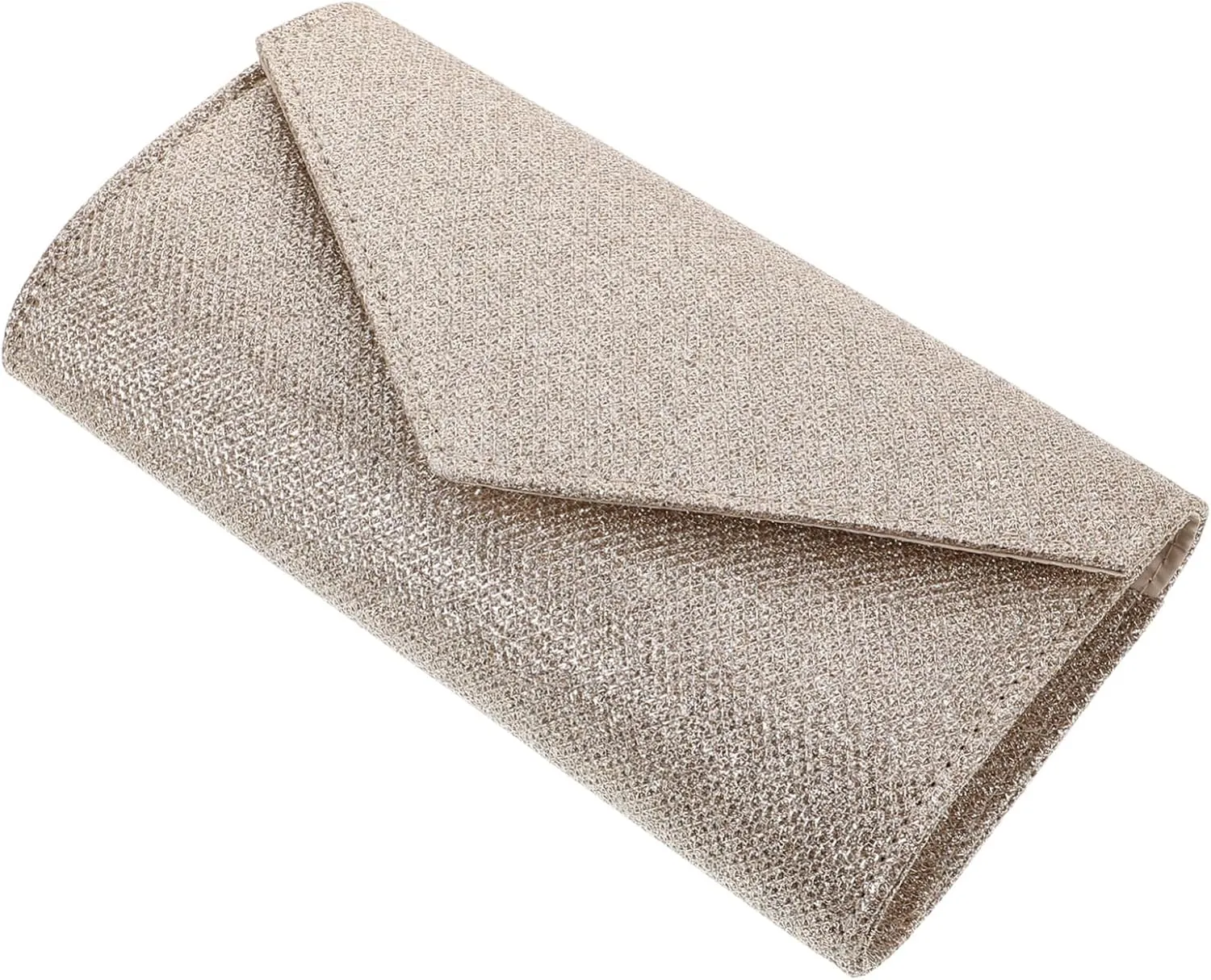 SAFIGLE Women's Sparkly Evening Bag Formal Clutch Purse Envelope Style Pvc and Polyester Material