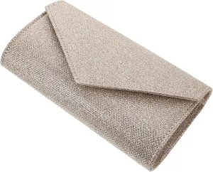SAFIGLE Women's Sparkly Evening Bag Formal Clutch Purse Envelope Style Pvc and Polyester Material