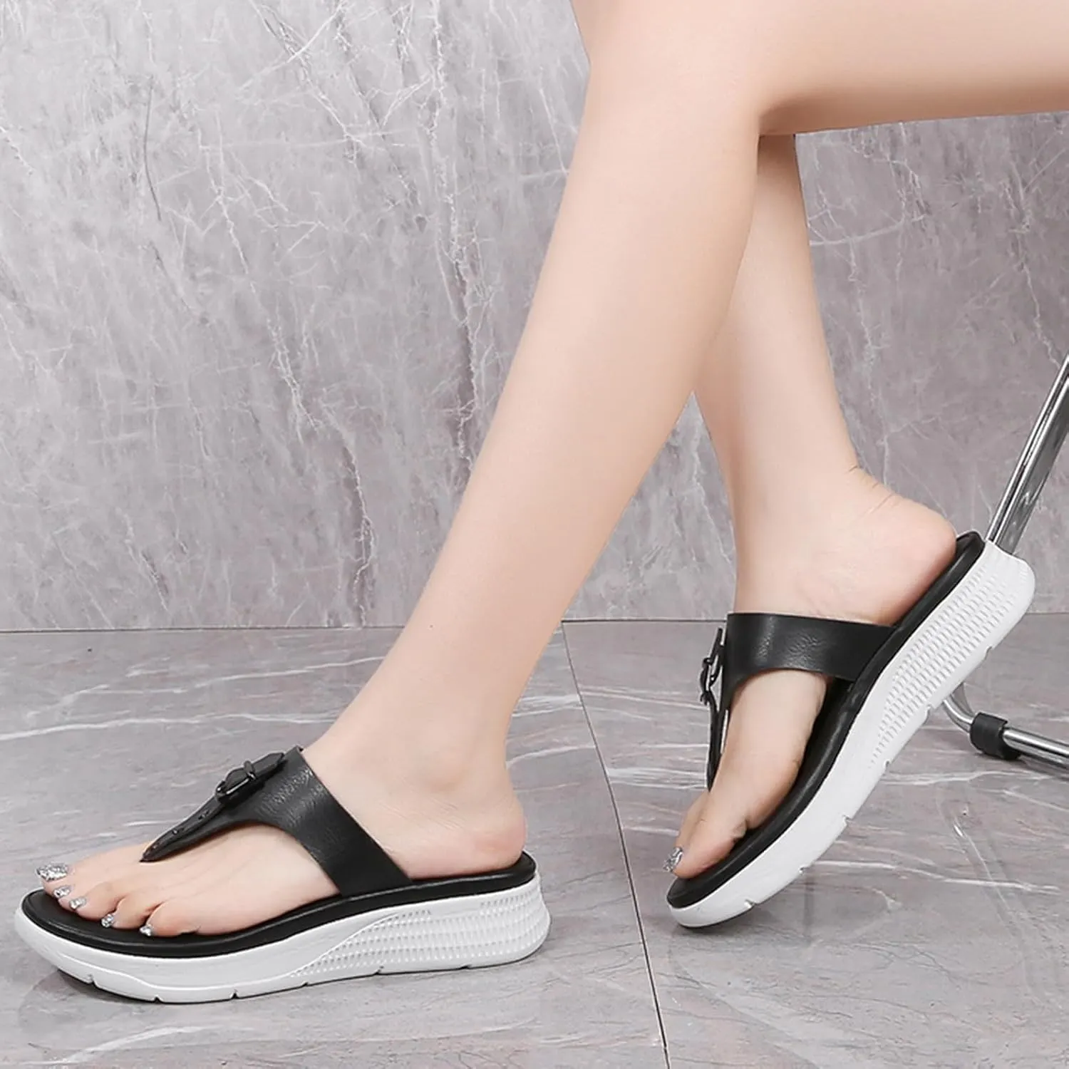Sandals for Women 2024 Outdoor Beach Bohemian Comfortable Orthopedic Sandals for Women Simple Arch Support Sandals Women's