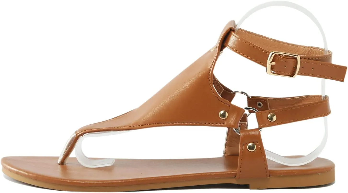 Sandals For Women 2024 Thong Sandals For Women Orthodontic Open Toe Shoes Beach Flats Ladies Buckle Strap Flip Flops Slides