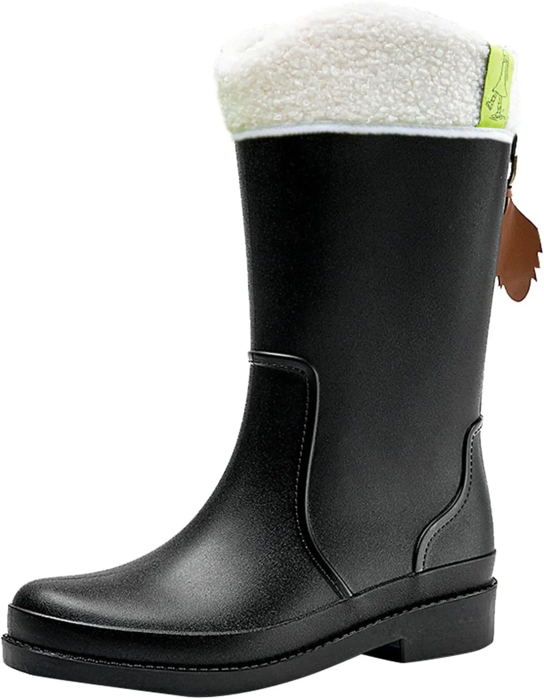 Sandals for Womens Garden Water Boots Unisex Rain Outdoor Ribber Yard Long Shoes Footwear