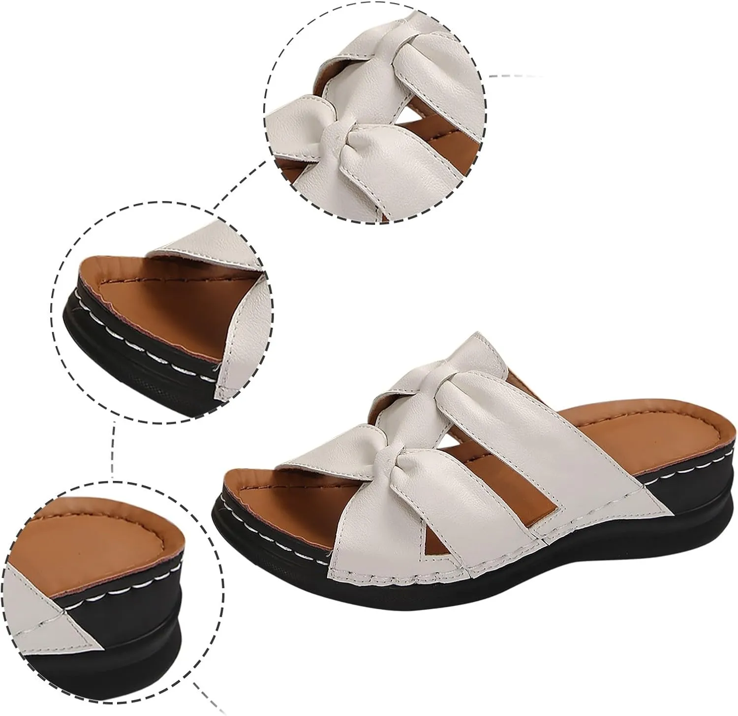 Sandals Wedge for Women Low Wedge Sandals for Women Soft Summer Shoes for Womens 2025 Women's Sandal Dressy
