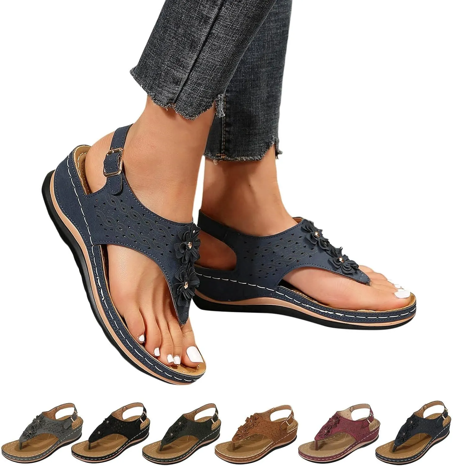 Sandals Wedge for Women Women Wedge Sandals Dressy Casual Womens Sandal Comfortable Summer Shoes for Womens 2025