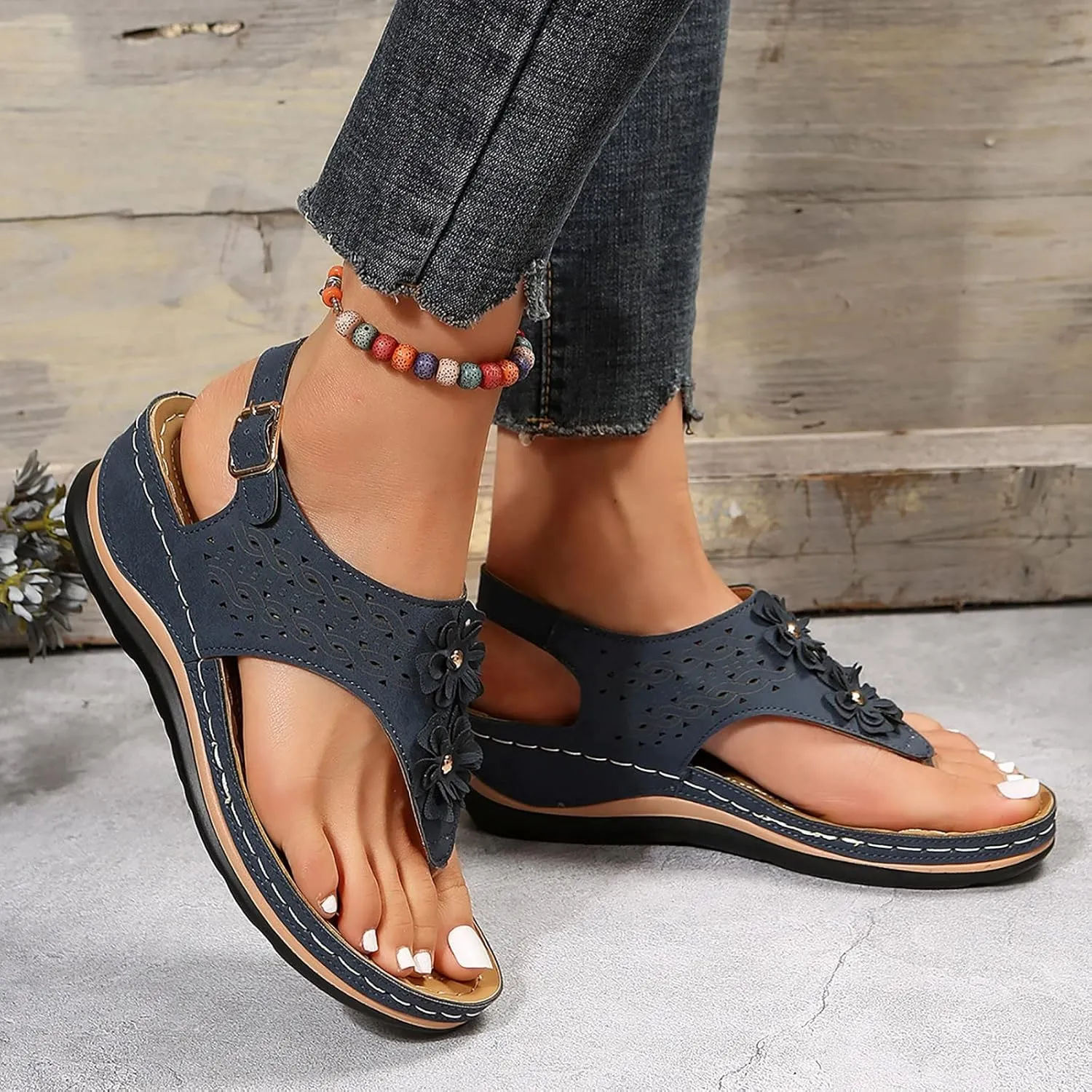 Sandals Wedge for Women Women Wedge Sandals Dressy Casual Womens Sandal Comfortable Summer Shoes for Womens 2025