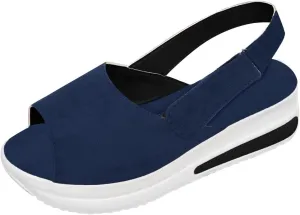 Sandals Women Open Toe Anti Slip Comfortable Walking Womens Sandals Wedge Summer Dressy Orthopedic Platform Sandals