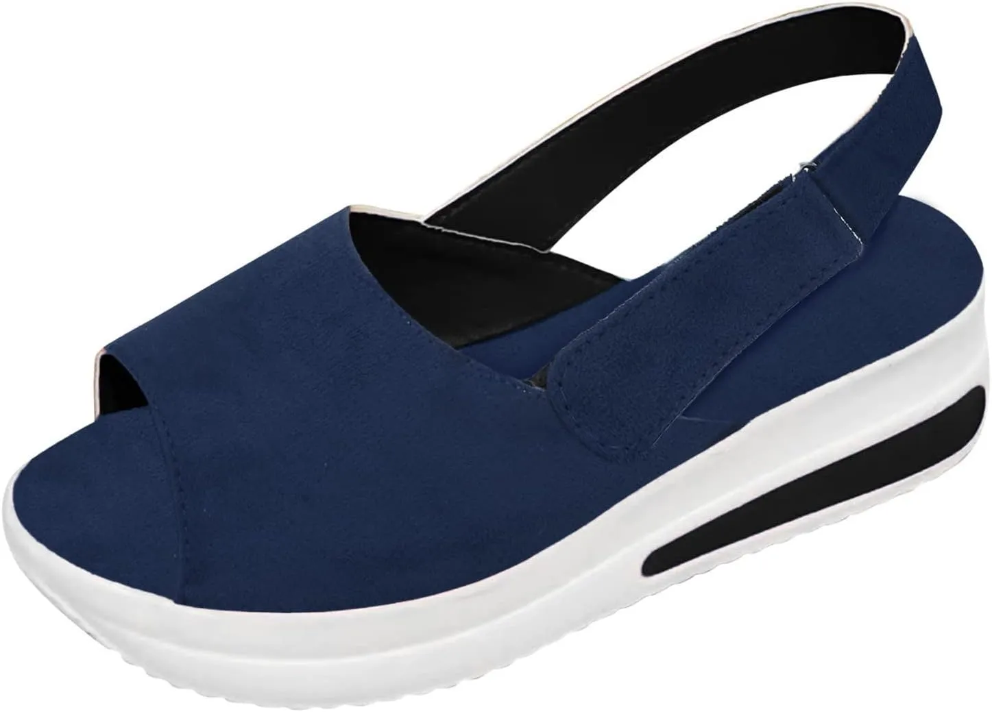 Sandals Women Open Toe Anti Slip Comfortable Walking Womens Sandals Wedge Summer Dressy Orthopedic Platform Sandals