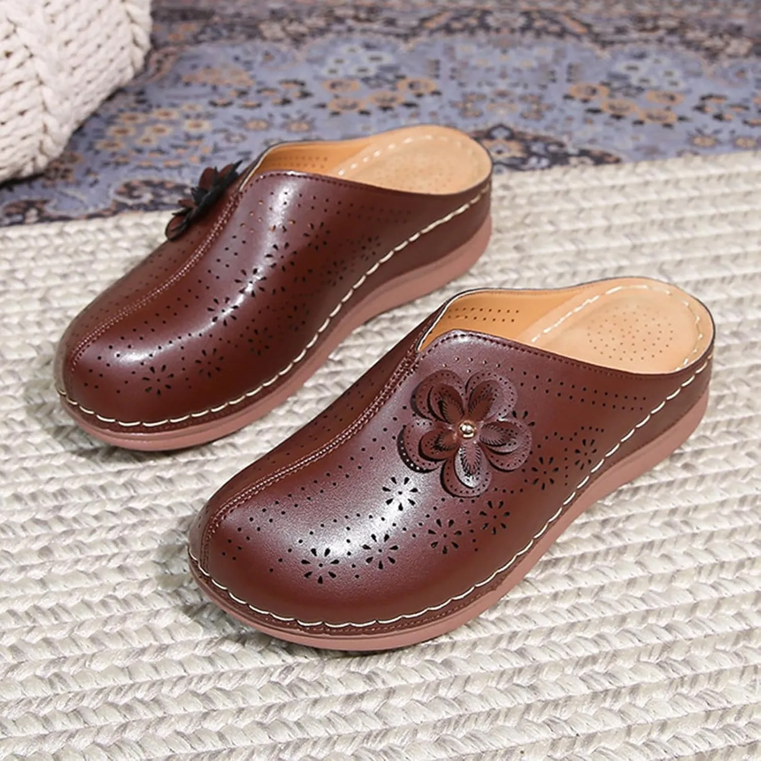 Sandals Women Thick Sole Orthopedic Womens Sandals Summer Dress Flats Casual Beach Comfortable Platform Sandals