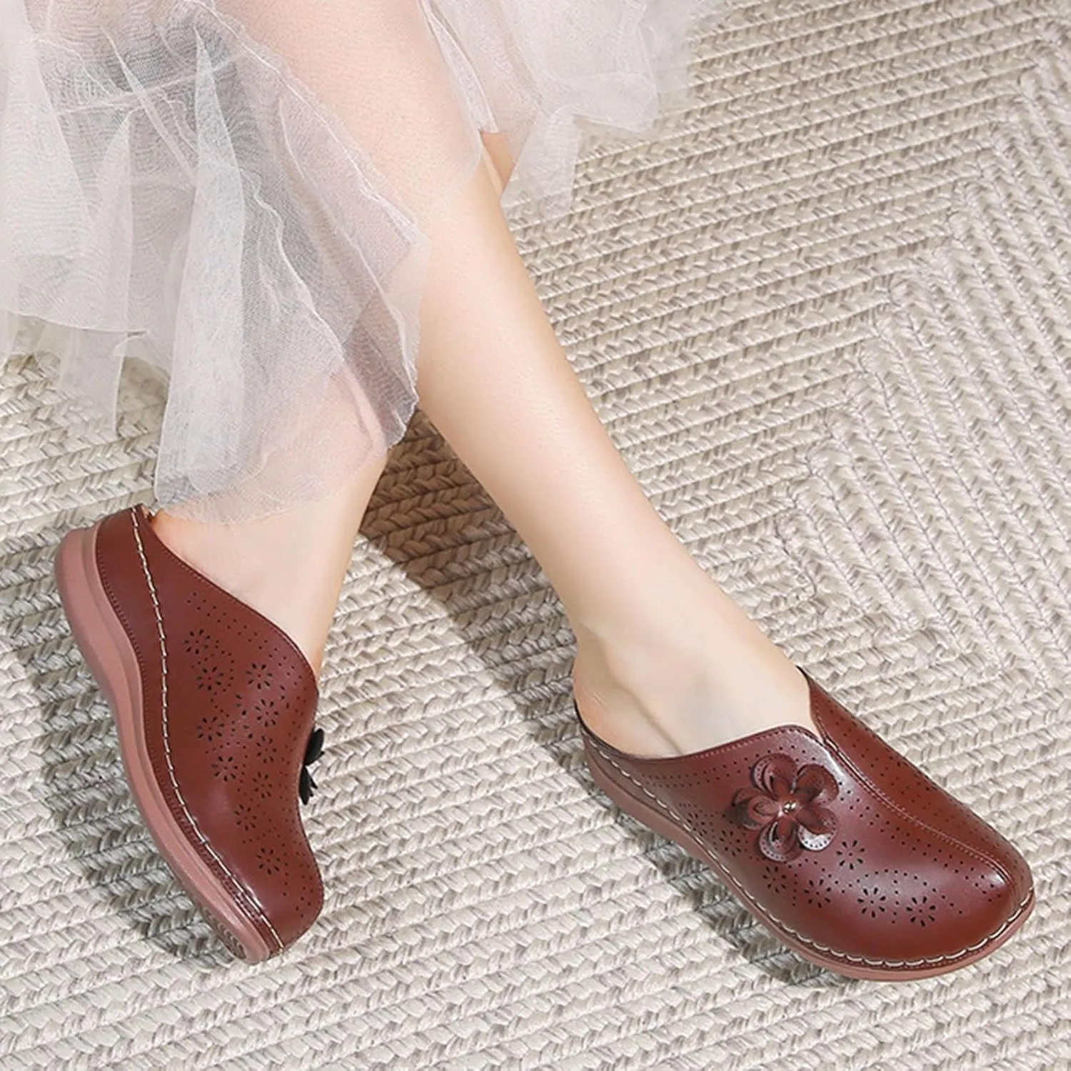 Sandals Women Thick Sole Orthopedic Womens Sandals Summer Dress Flats Casual Beach Comfortable Platform Sandals