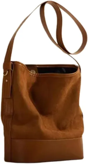 Slouchy Suede Boho Bucket Bag Women Corduroy Satchels Crescent Shoulder Bag Crossbody Purse Top-handle Tote Handbag 2024