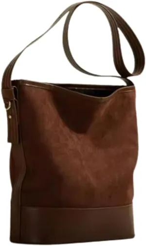 Slouchy Suede Boho Bucket Bag Women Corduroy Satchels Crescent Shoulder Bag Crossbody Purse Top-handle Tote Handbag 2024