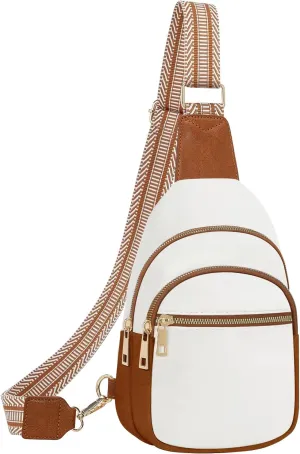 Small Leather Sling Bags for Women Fashion Crossbody Backpack Purse Sling Crossbody Bags