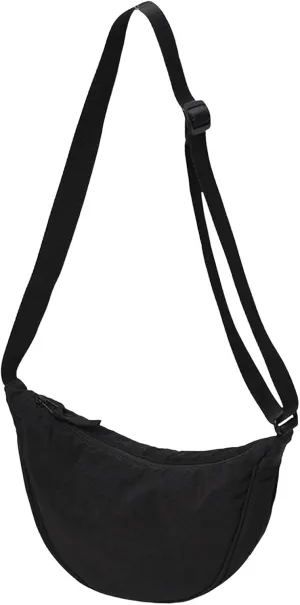 Soft Leather Purses for Women Crossbody Purses and Handbags Lightweight Pocketbook Retro Clutch Underarm Purse(Black)