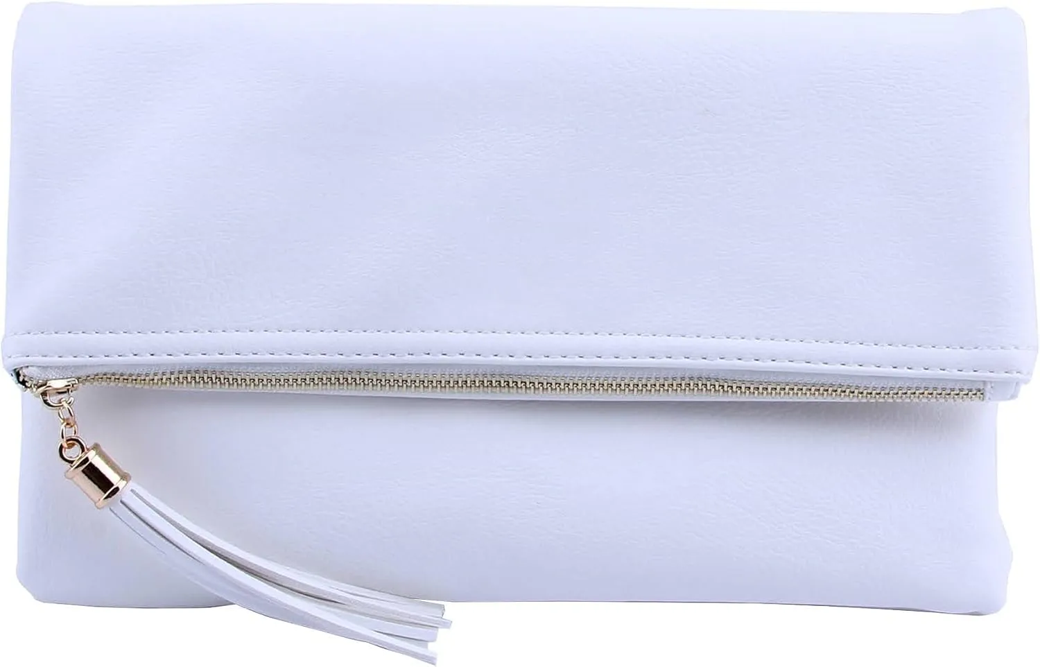 Solene Envelope Clutch Bags for Women Foldover Crossbody Tassel Wallet with Chain Strap, Elegant Evening Purse