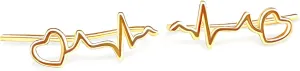 Sterling Silver Heartbeat Earrings, Nurse gift, nurse earrings, doctor gift, nurse gift, medical jewelry, nurse jewelry