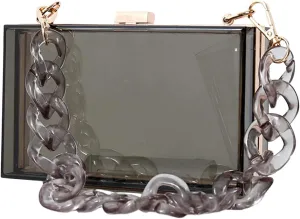 Stylish Clear Evening Bag Handbag for Makeup and Small Items at Formal Occasions