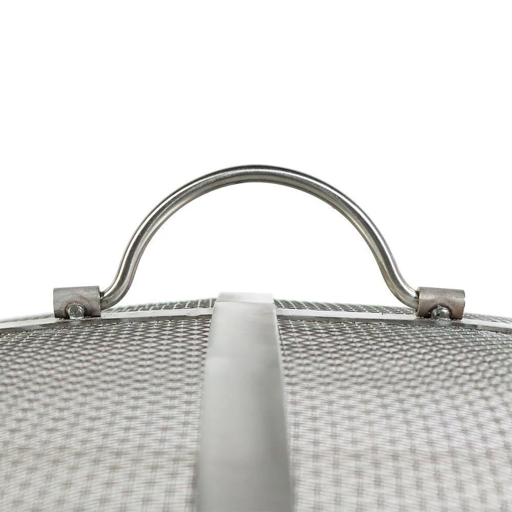 Sunnydaze 24 Inch Stainless Steel Spark Screen for Fire Pits, Rust Resistant, Heavy Duty