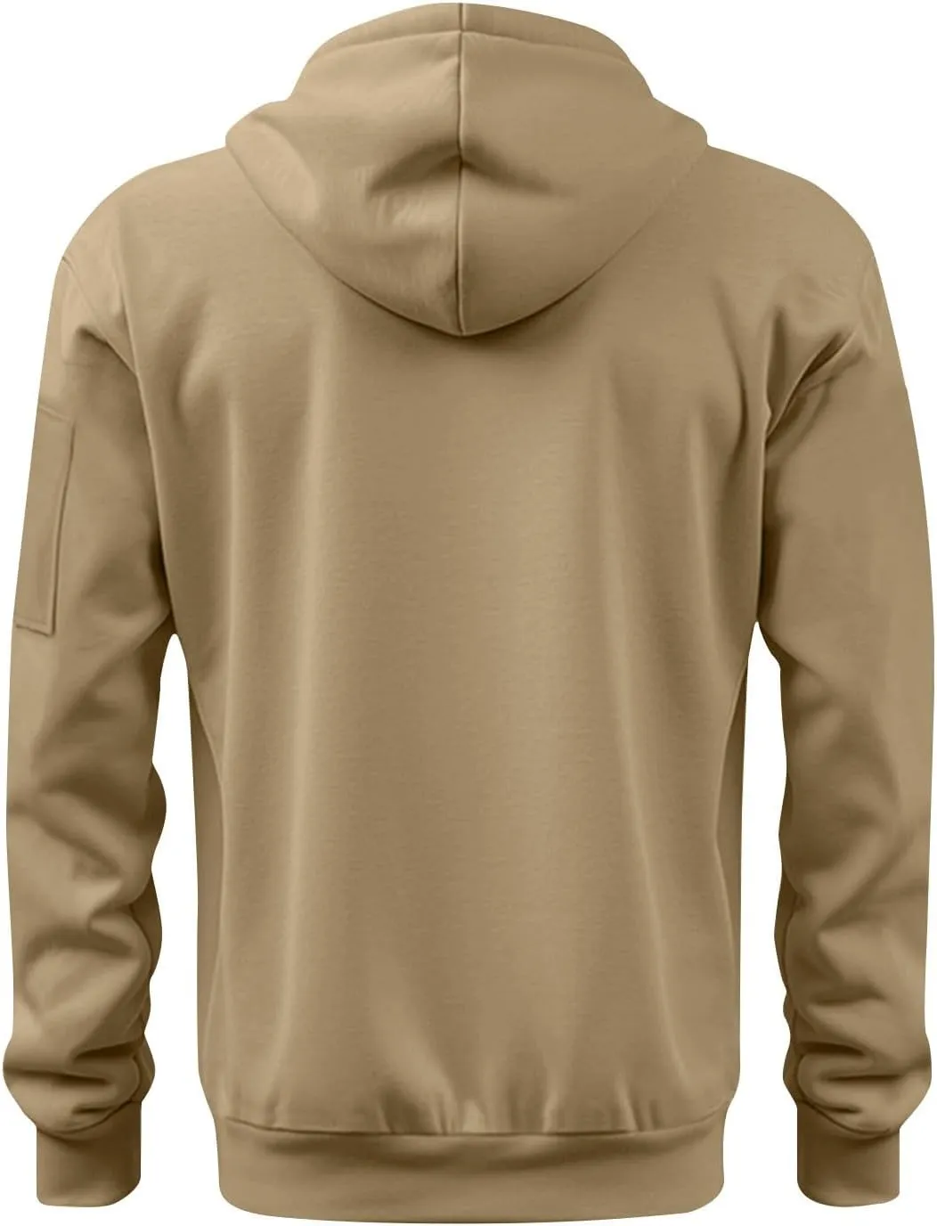 Tactical Hoodie for Men Winter Warm Fleece Jacket Thermal Long Sleeve Hooded Sweatshirt Multi Pockets Coat Outerwear