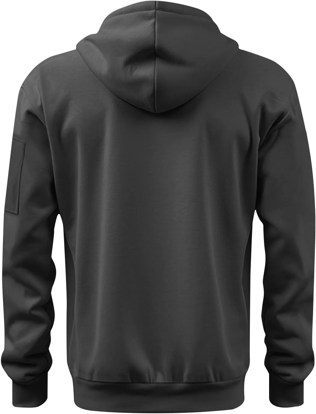 Tactical Hoodie for Men Winter Warm Fleece Jacket Thermal Long Sleeve Hooded Sweatshirt Multi Pockets Coat Outerwear