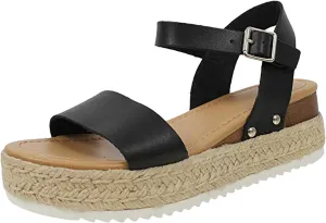 Toe Womens Strap Ladies Open Fashion Casual Platform Wedges Sandals Shoes Women's Water Shoes Arch Support Women