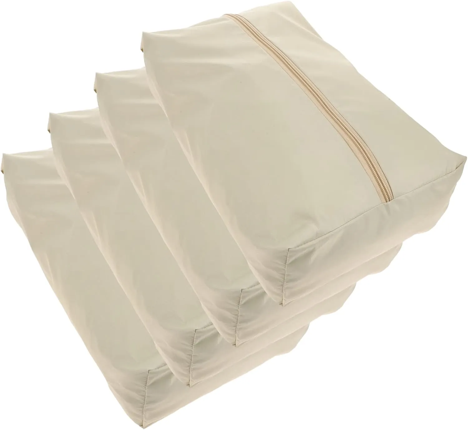 Travel Packing Cubes 4pcs Set Compact Garment Bag Shoe Bags for Travel Essential Packing Organizers